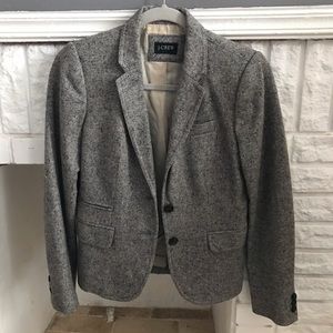J. Crew tweed blazer